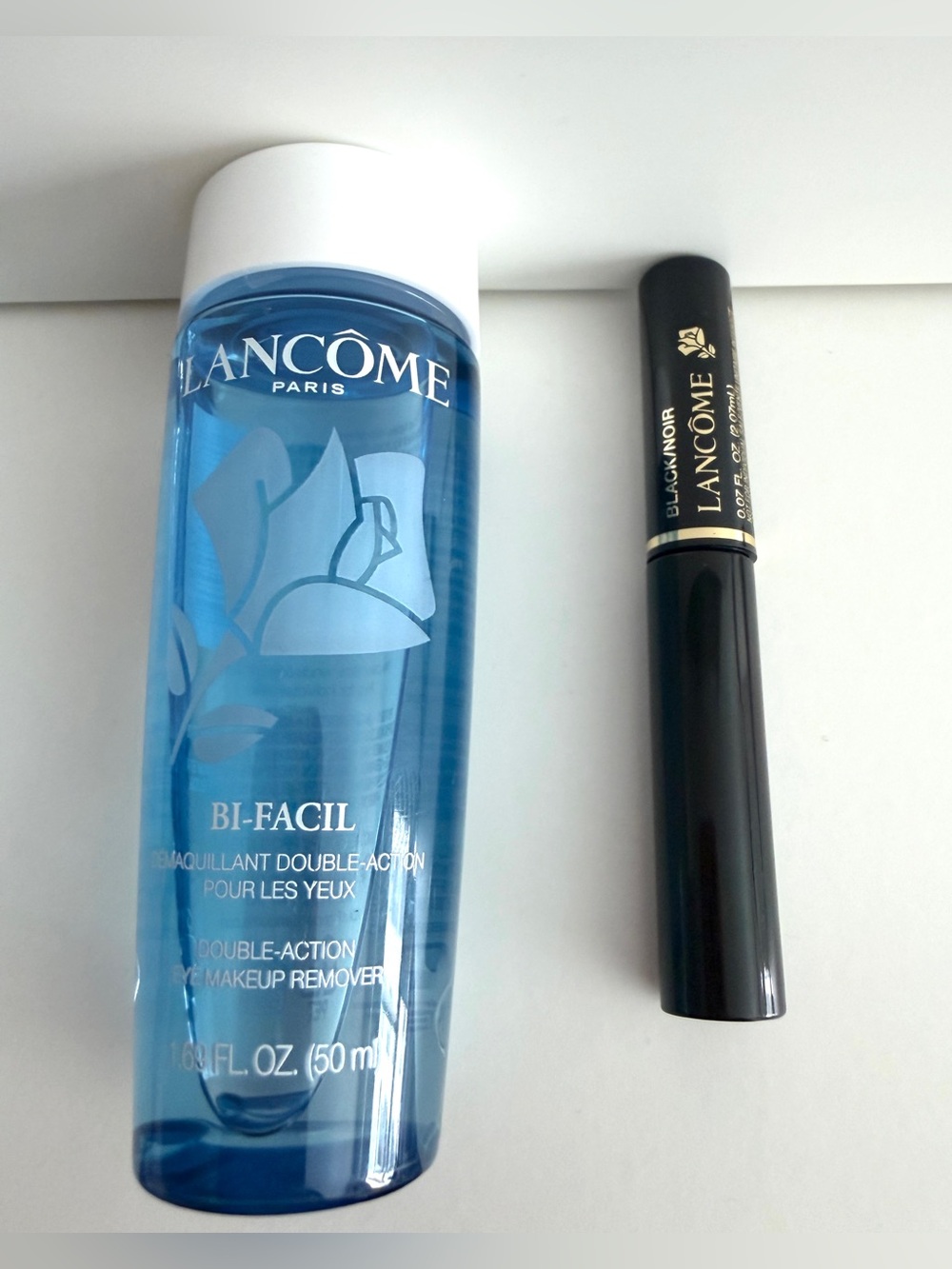 NEW Lancôme Bi-Facil + Définicils Black Mascara Travel Size Set